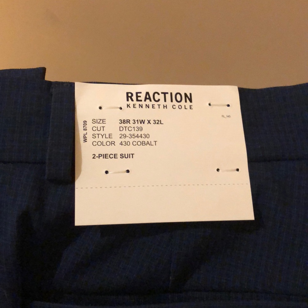 Blue suit pants. - Picture 2 of 4